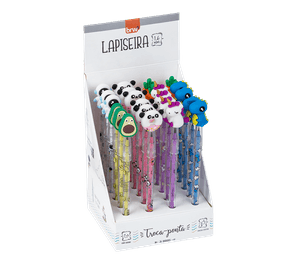 LAPISEIRA PLÁSTICA TROCA PONTA 1,6mm - DISPLAY C/ 24UN